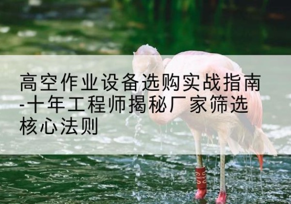 库伦旗剪叉式升降机厂家-高空作业设备选购实战指南-十年工程师揭秘厂家筛选核心法则